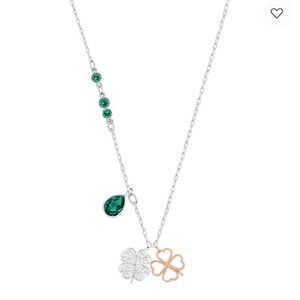 Swarovski Symbolic pendant
Clover, Green, Mixed metal finish